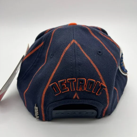 Detroit Tigers Snapback Hat Cap Adult OSFA Blue Orange Pro Standard MLB NWT - Picture 4 of 7